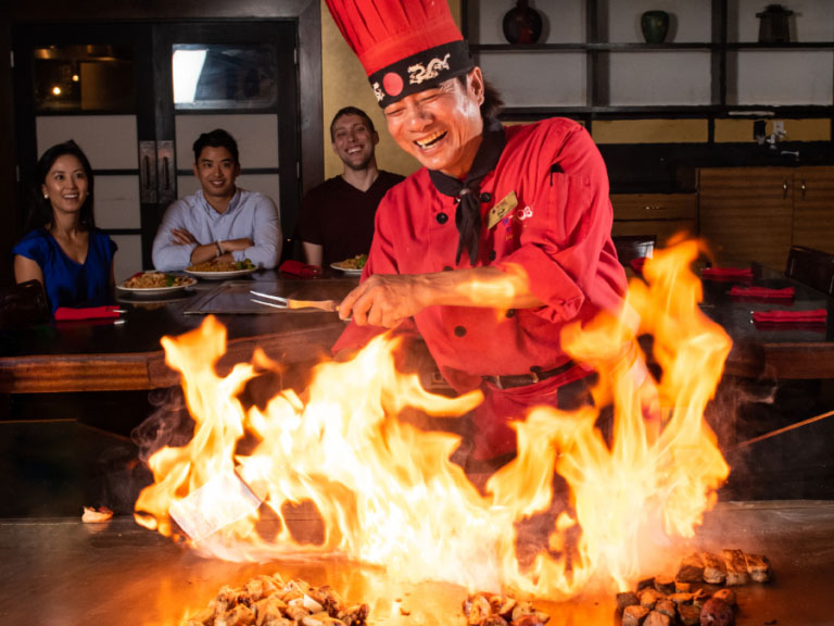 Teppanyaki Cooking